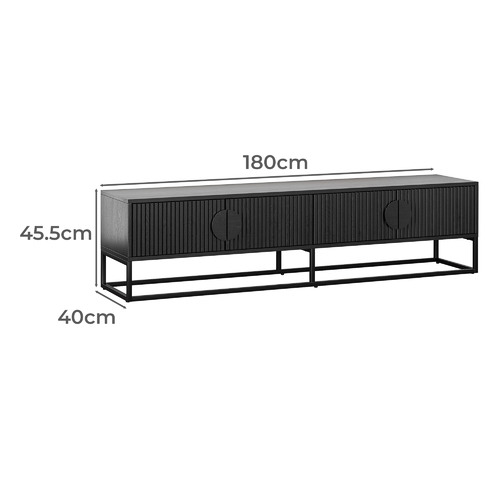 Tessa Ripple Slatted Tv Unit