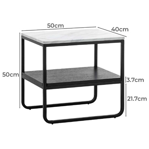 Cetus Marble Side Table