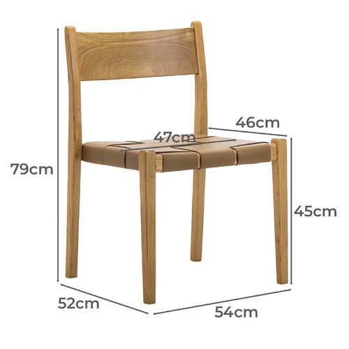 Gaia Sungkai Wood Stackable Dining Chairs