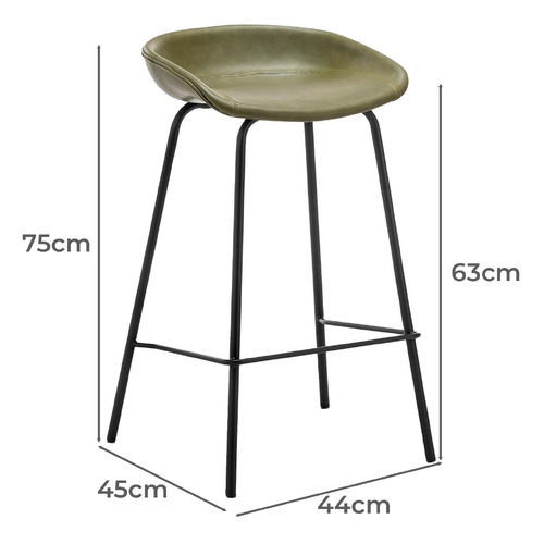 66cm Cygnus Stainless Steel Barstools
