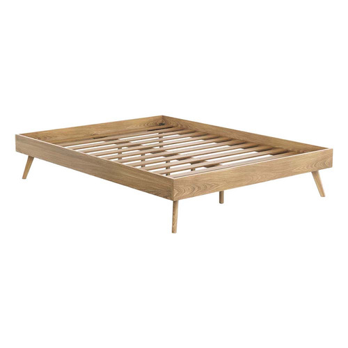 Oak Malin Queen Bed Base