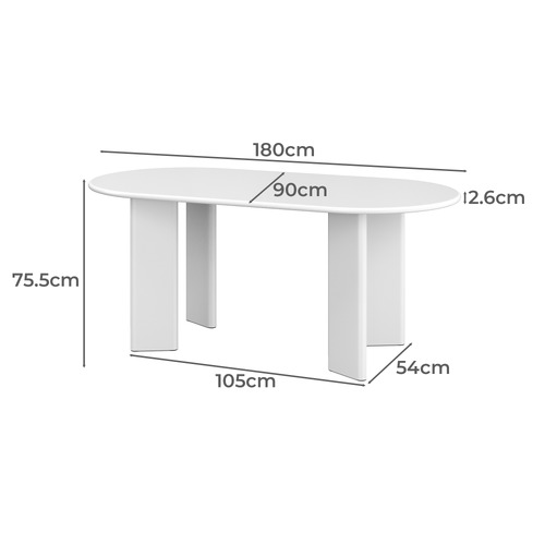 Segue Oval Dining Table