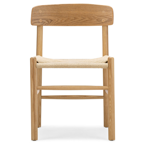 4 Seater Natural Griffin Round Dining Table & Chair Set