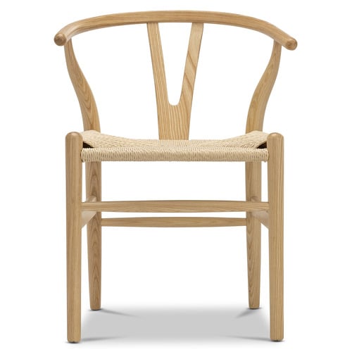 4 Seater Natural Davian Round Dining Table & Chair Set