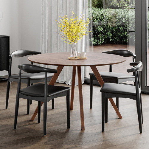 4 Seater Kylen Round Dining Table & Chair Set