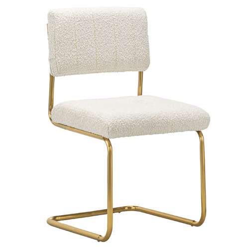 6 Seater Miel Bouclé Dining Table & Chair Set