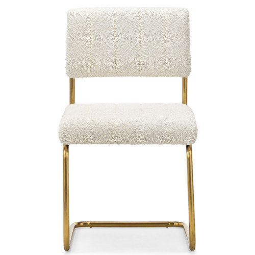 6 Seater Miel Bouclé Dining Table & Chair Set