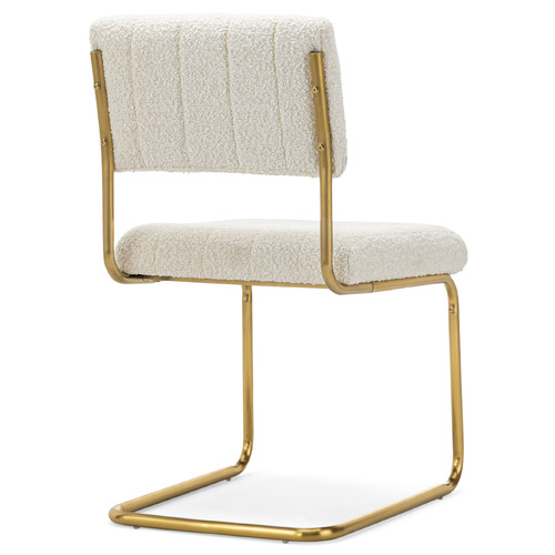 6 Seater Miel Bouclé Dining Table & Chair Set