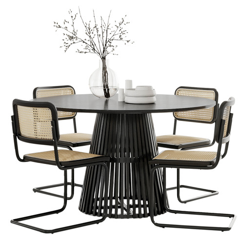 4 Seater Dayton Dining Table & Chair Set