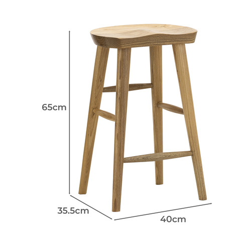 64cm Irie Tractor Seat Solid Barstool