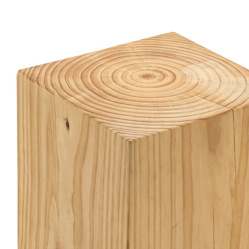 Natural Idalia Pine Wood Stool
