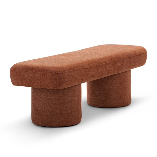 Rust Orange Lien 140cm Bench