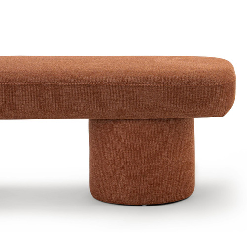 Rust Orange Lien 140cm Bench