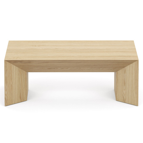 Trenton American Oak Wood Coffee Table