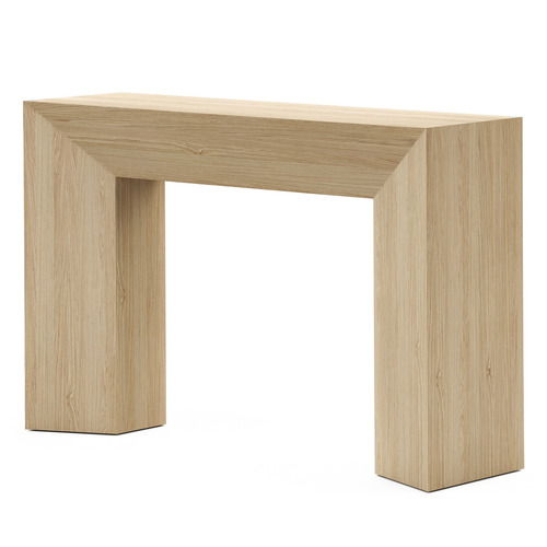 Trenton American Oak Wood Console Table