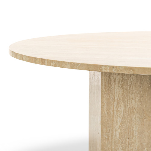 Harmon 100cm Travertine Coffee Table