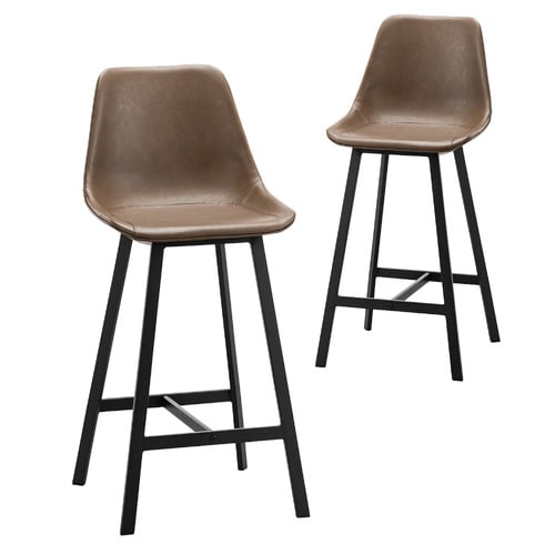 67cm Hanns Faux Leather Barstools