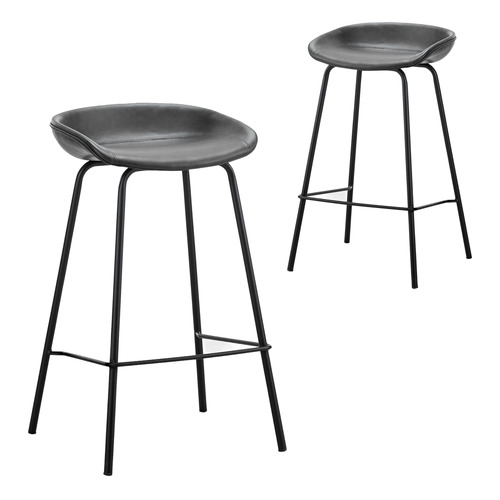 63cm Cygnus Faux Leather Barstools