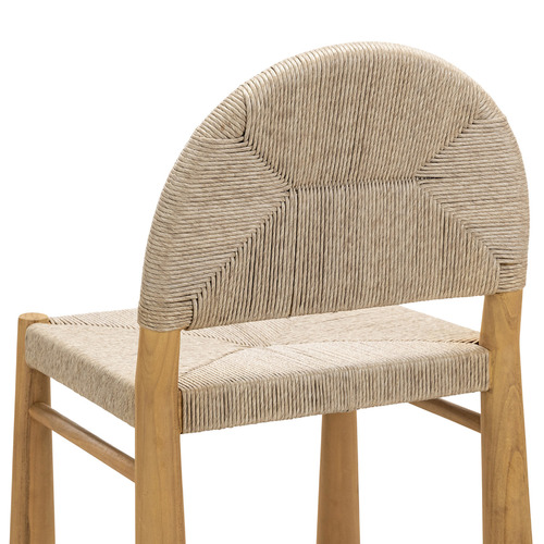 Natural Calista Teak Wood Dining Chairs