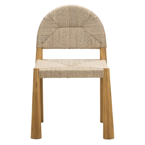 Natural Calista Teak Wood Dining Chairs