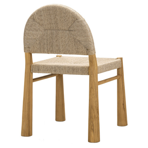 Natural Calista Teak Wood Dining Chairs