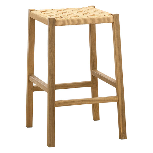 67cm Karen Teak Wood Bar Stool