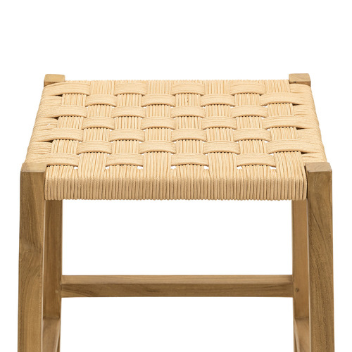 67cm Karen Teak Wood Bar Stool