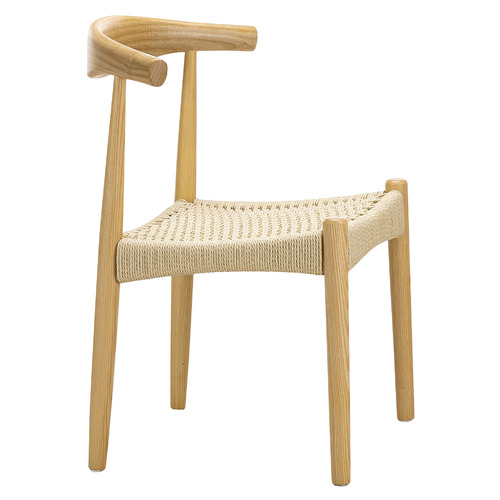 Natural Elyse Ash Wood Dining Chairs