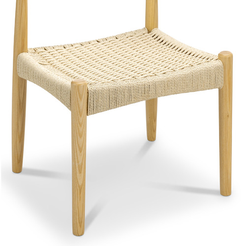 Natural Elyse Ash Wood Dining Chairs