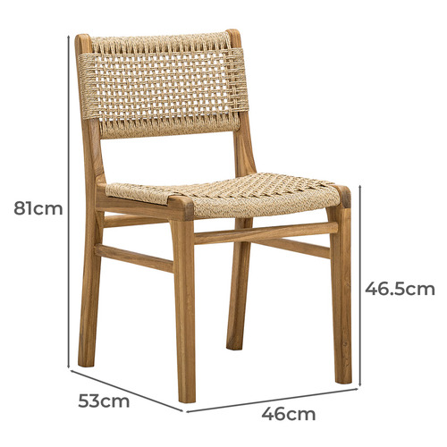 Walter Teak Wood Dining Chairs