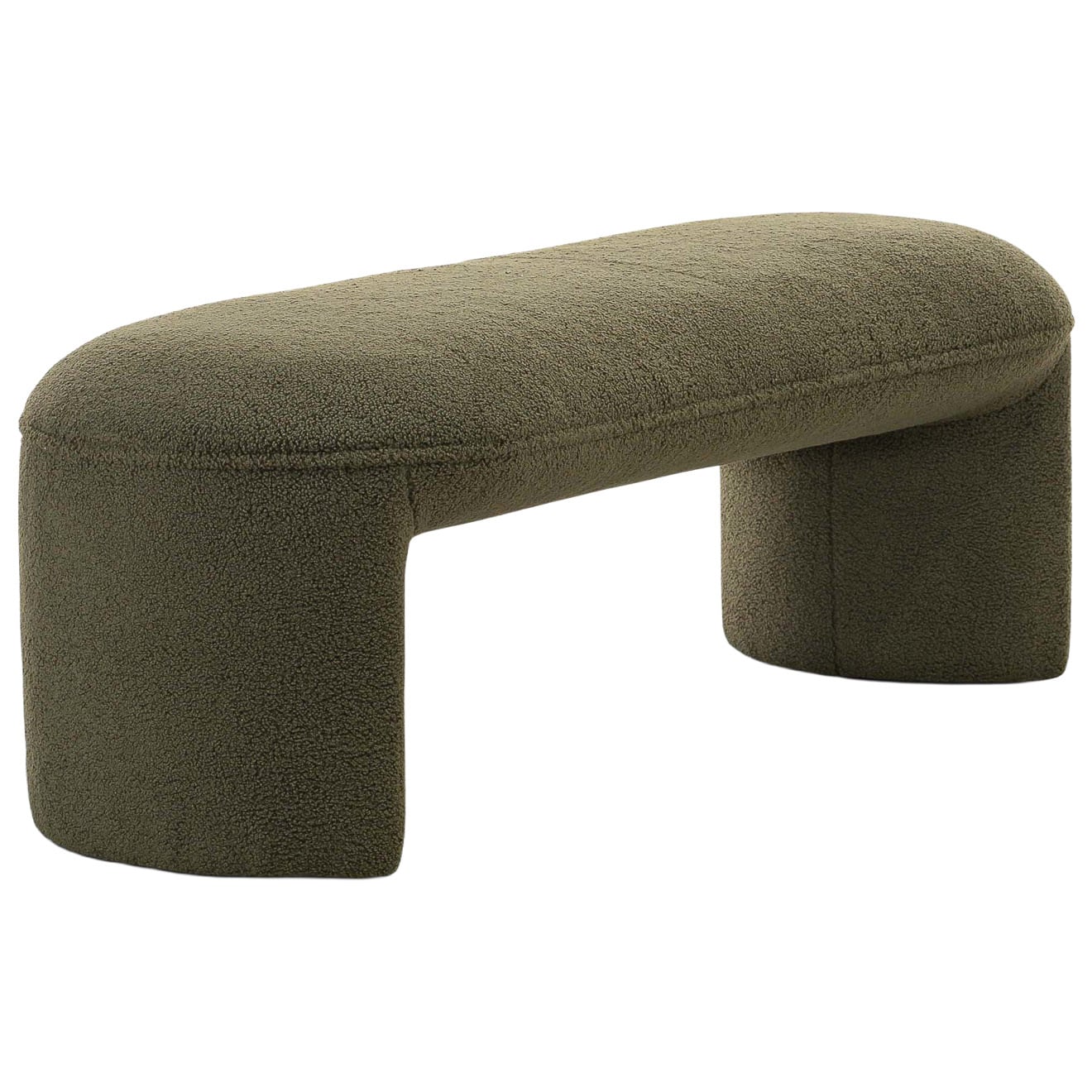 Timi 2 Seater Teddy Boucle Ottoman Bench