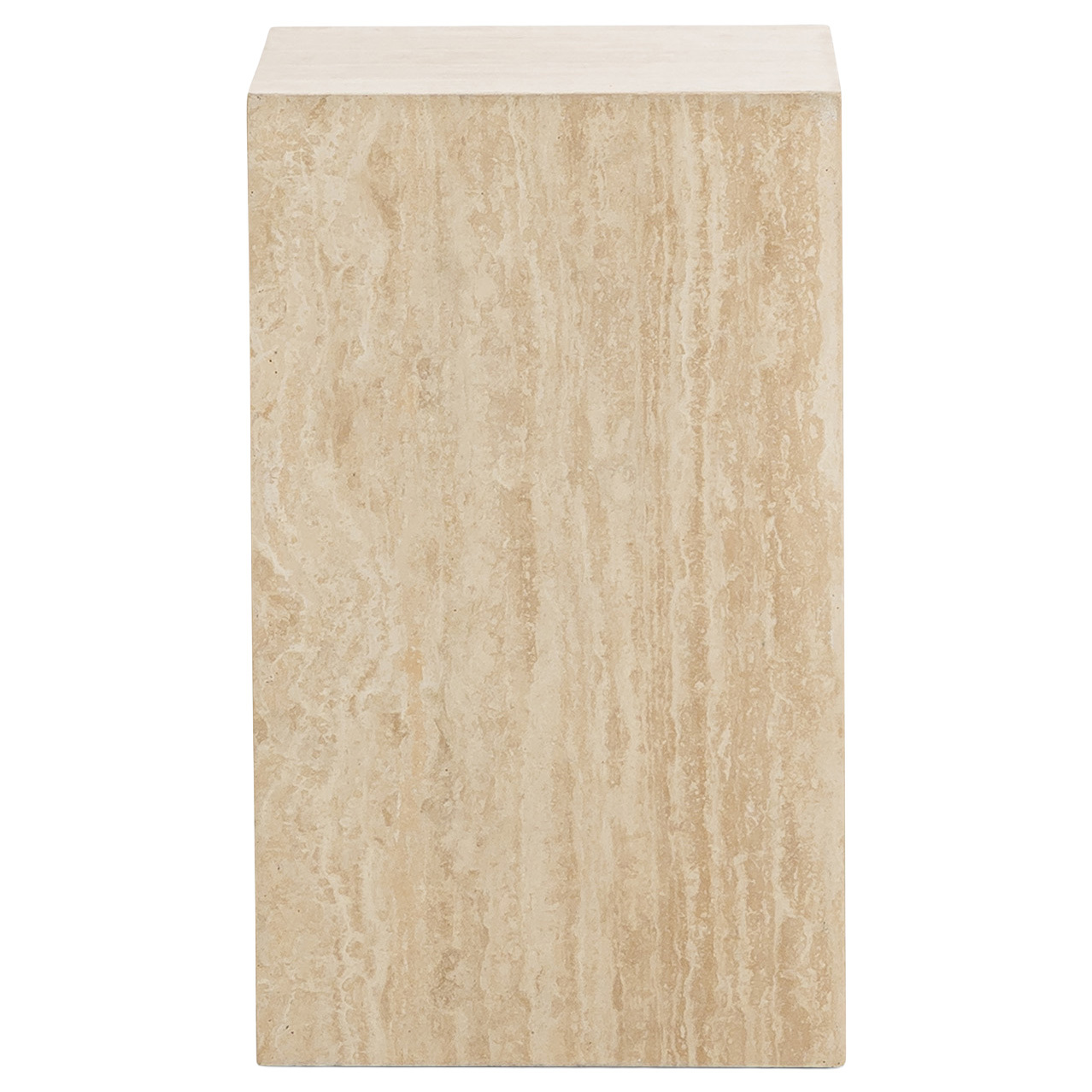 Paula Travertine Side Table
