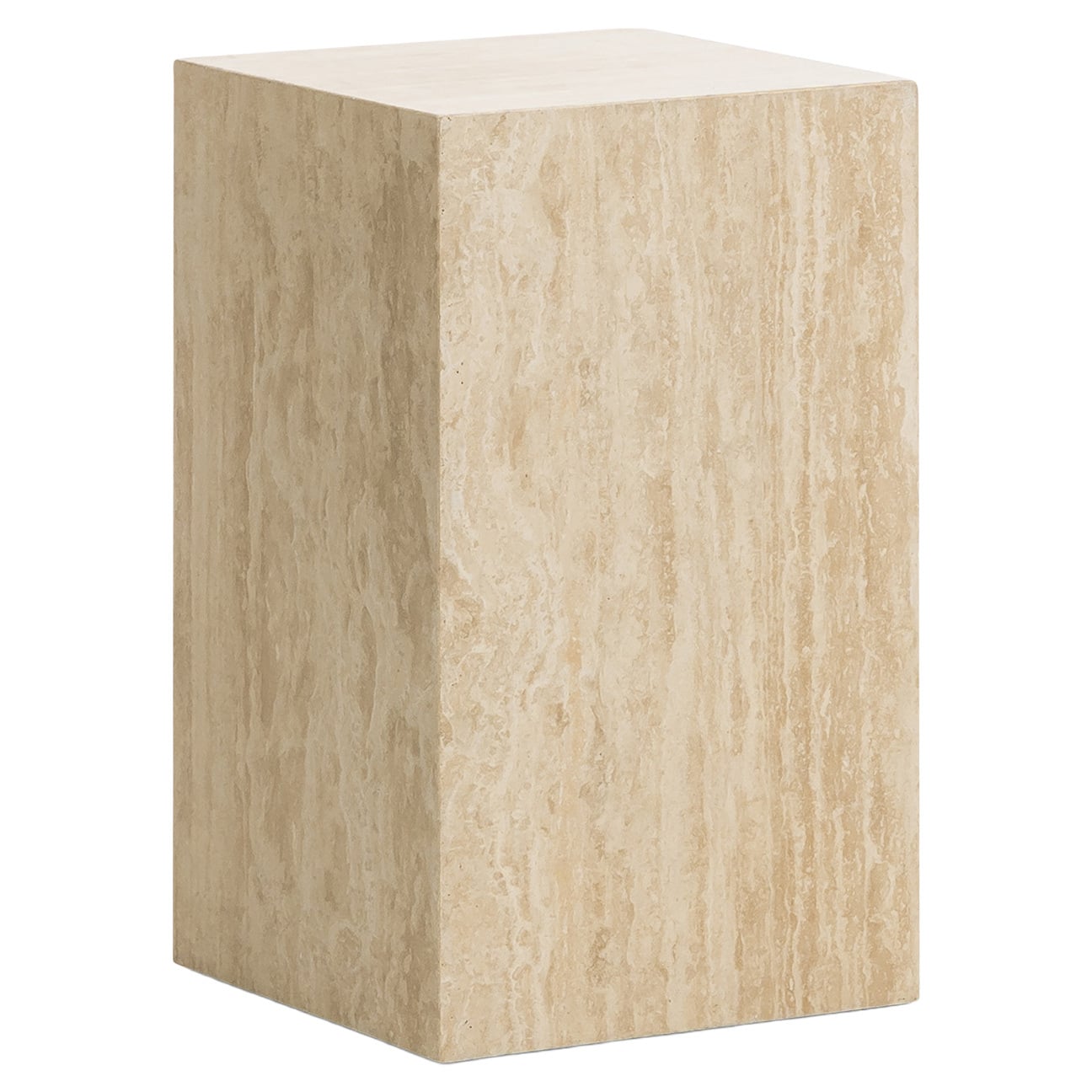 Paula Travertine Side Table