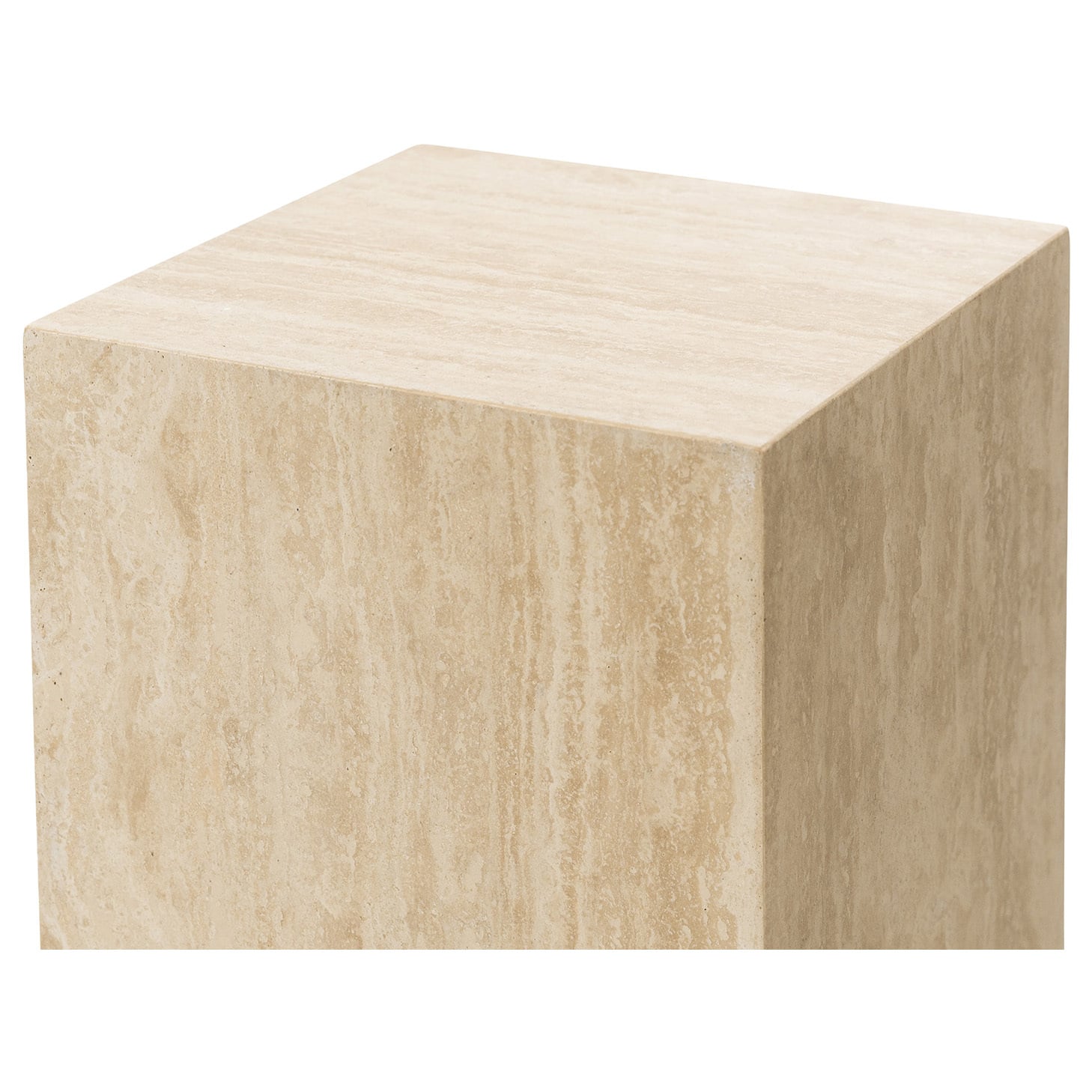 Paula Travertine Side Table