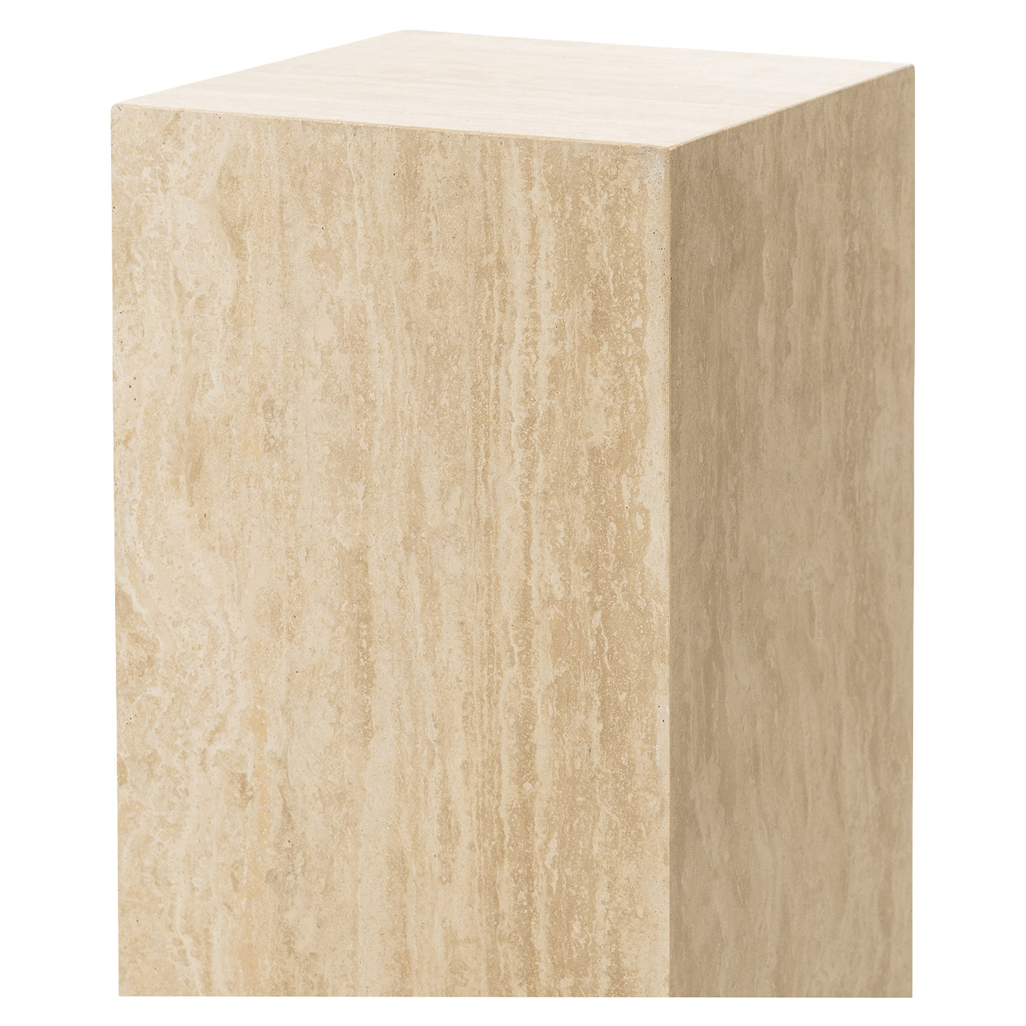Paula Travertine Side Table