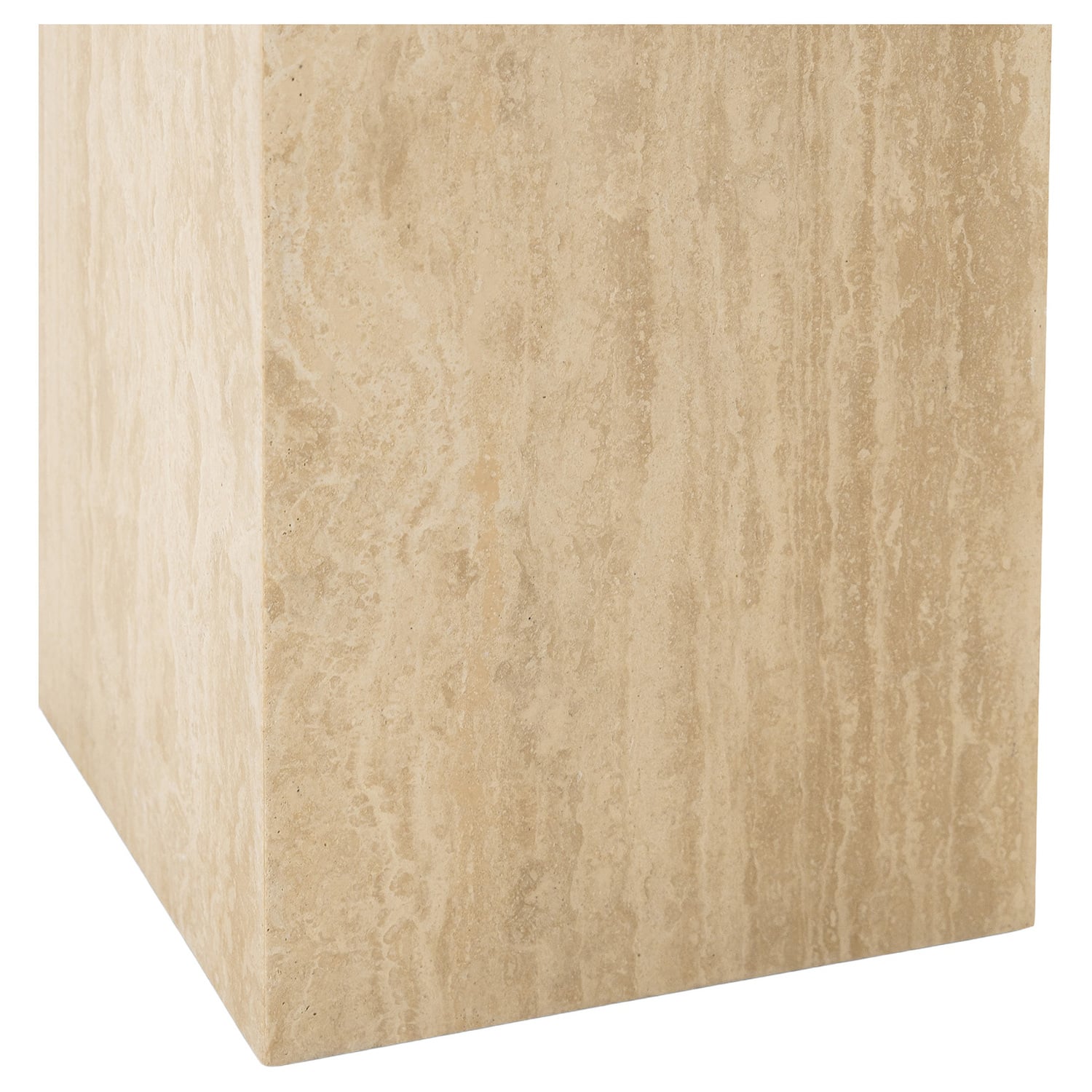 Paula Travertine Side Table