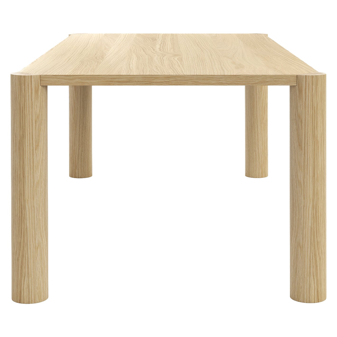 Bini American Oak Wood Dining Table
