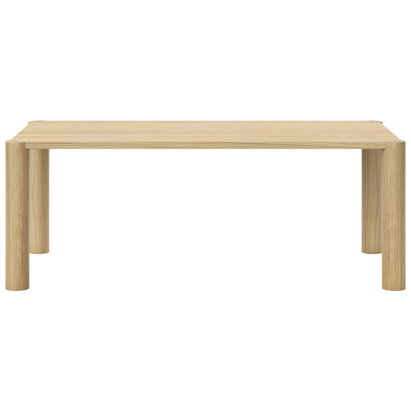 Bini American Oak Wood Dining Table