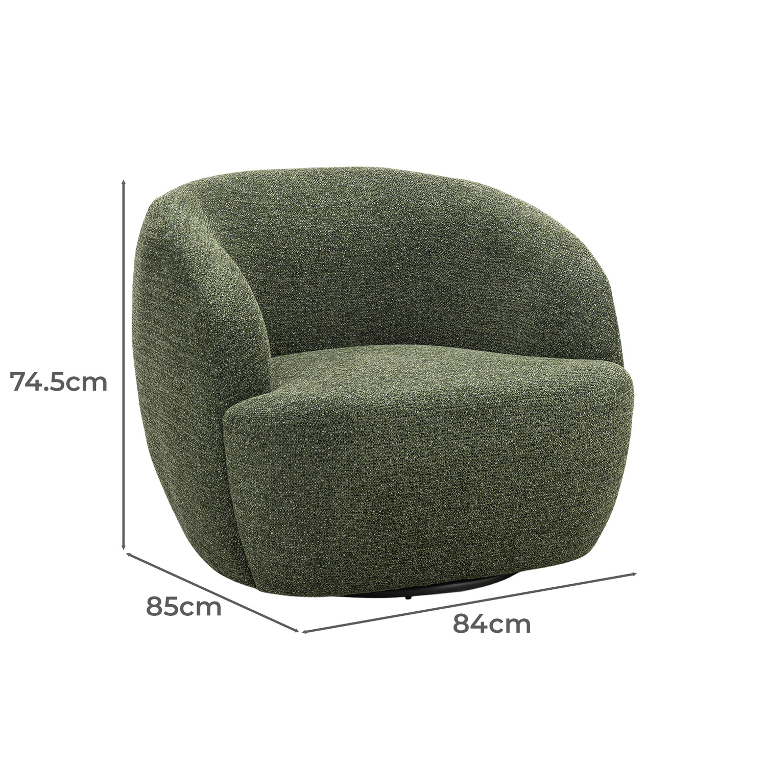 Mima Swivel Tub Chair