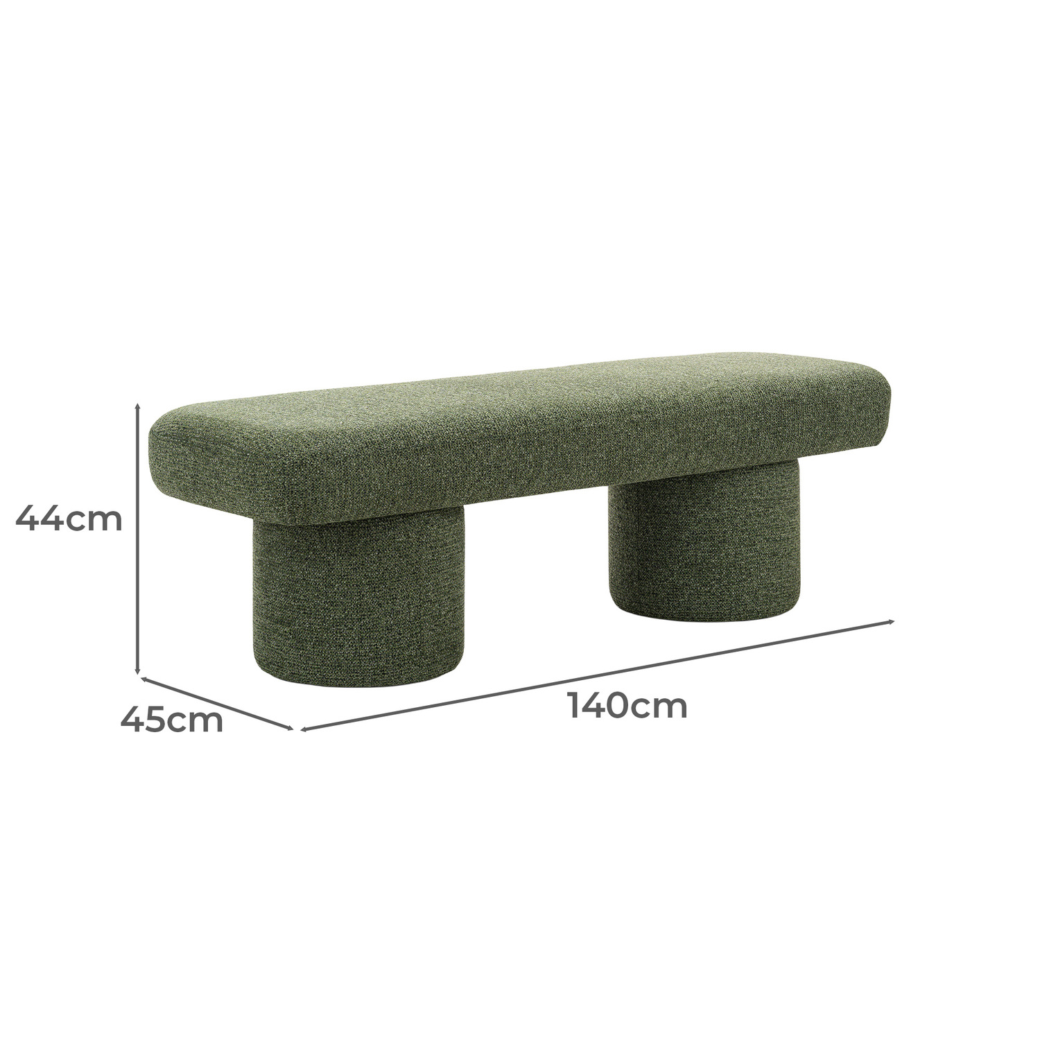 Ben 2 Seater Ottoman Bench