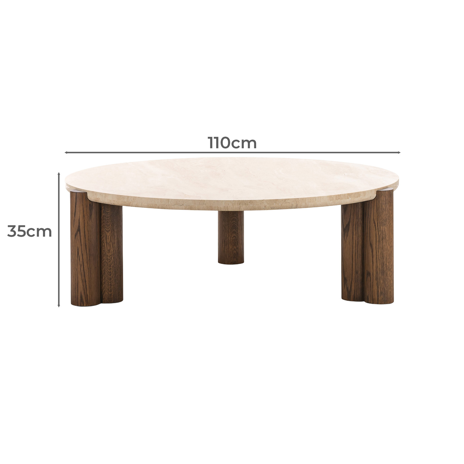 Dani Turkish Travertine Coffee Table