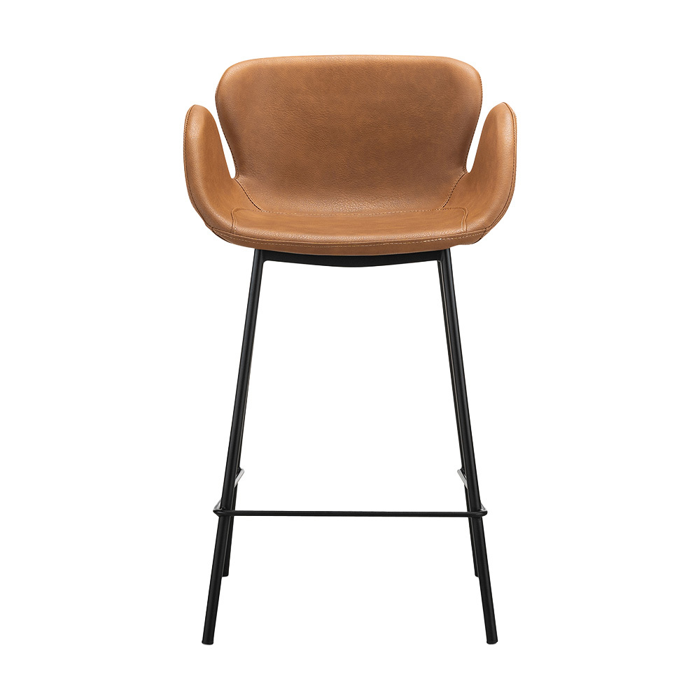 66cm Nesca Vegan Leather Bar Stools