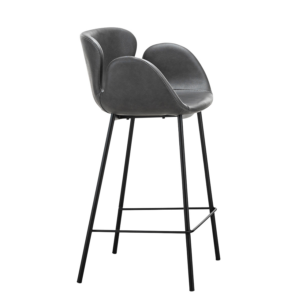 66cm Nesca Vegan Leather Bar Stools