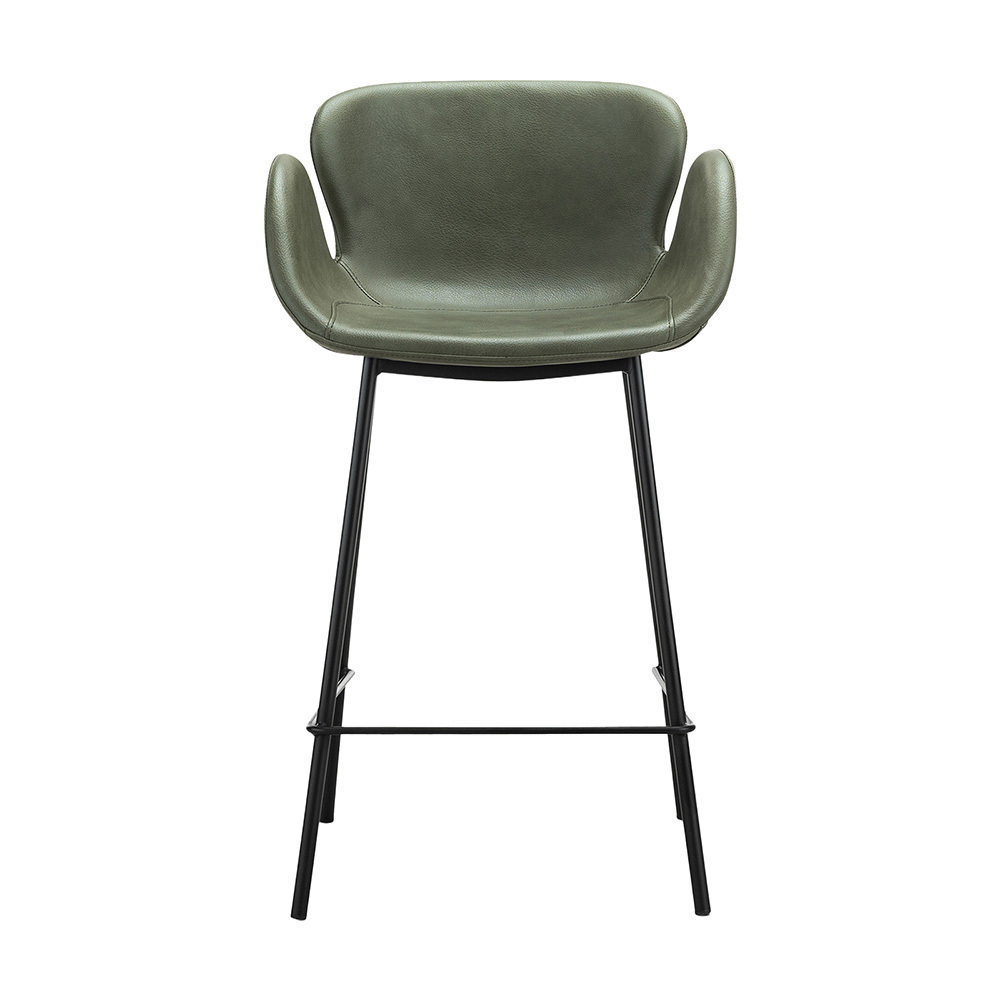 66cm Nesca Vegan Leather Bar Stools