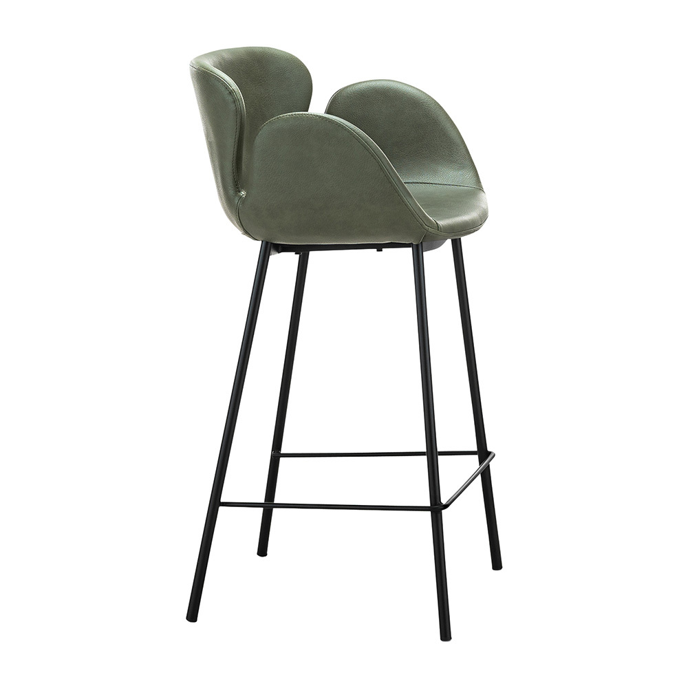 66cm Nesca Vegan Leather Bar Stools