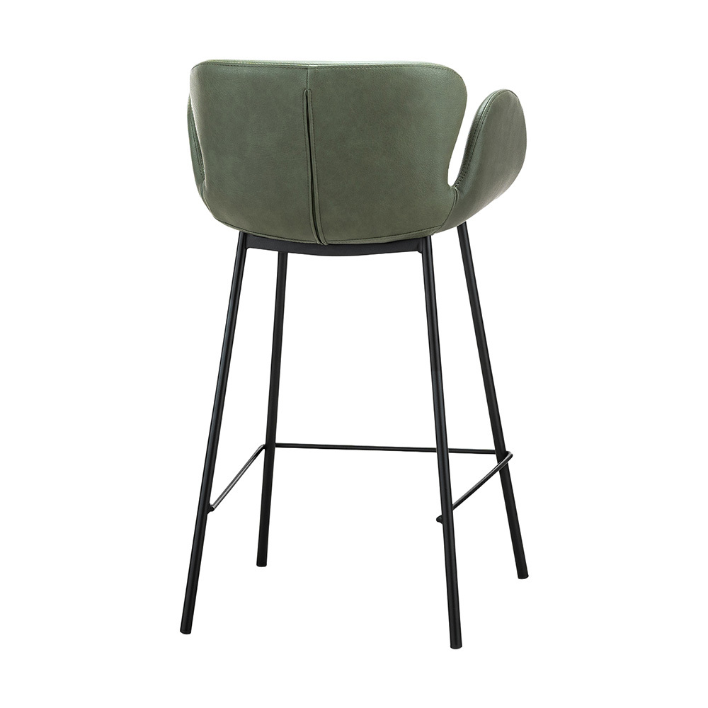 66cm Nesca Vegan Leather Bar Stools