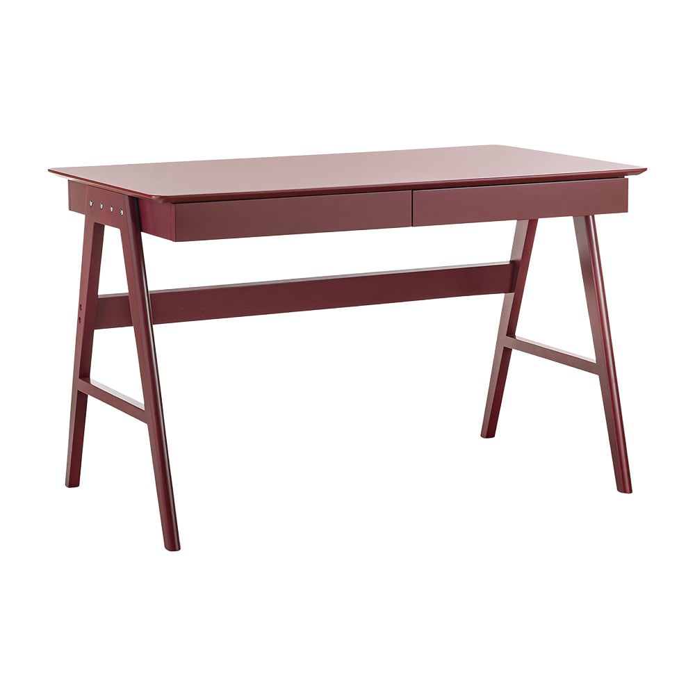 Scandi 2 Drawer Oak Wood Desk