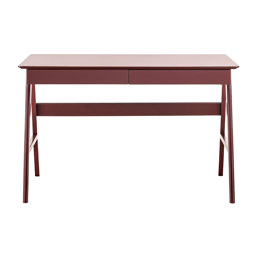 Scandi 2 Drawer Oak Wood Desk