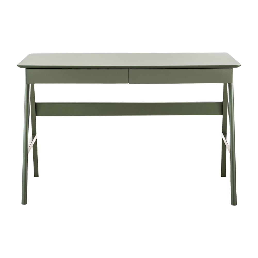 Scandi 2 Drawer Oak Wood Desk