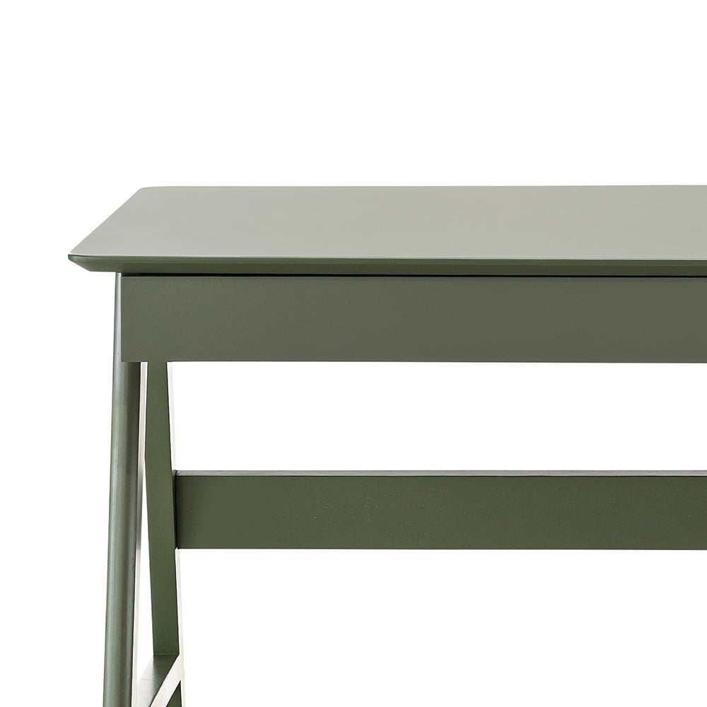 Scandi 2 Drawer Oak Wood Desk